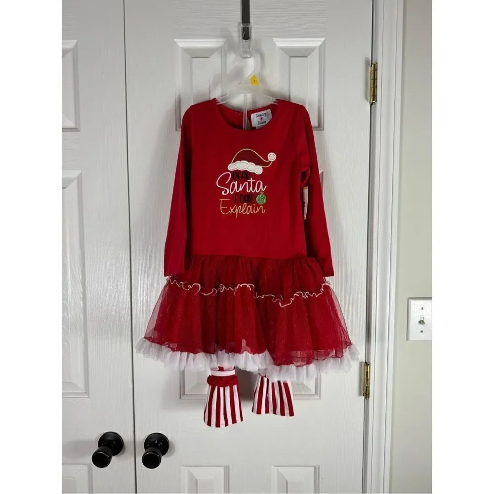 NWT Counting Daisies Girls Set Size 6